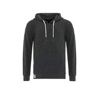 RED BRIDGE Felpa da Uomo con Cappuccio Maglia in Cotone Premium Basic Real Oversize Grigio Scuro XL