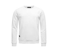 RED BRIDGE Felpa da Uomo Premium Basic Maglia in Cotone Bianco M