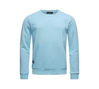 RED BRIDGE Felpa da Uomo Premium Basic Maglia in Cotone Celeste XL