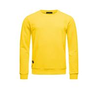 RED BRIDGE Felpa da Uomo Premium Basic Maglia in Cotone Giallo M