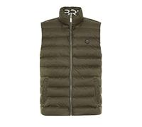 Red Bridge - Gilet da uomo con colletto alto, Big Bubble Zipper, cachi, XL