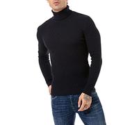 RED BRIDGE Maglia a Collo Alto da Uomo Dolcevita Maglione Blu XL