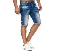 RED BRIDGE Pantaloncini a Jeans da Uomo Bermuda Estivi Casual Denim Cotone