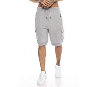 RED BRIDGE Pantaloncini Corti Sportivi da Uomo con Tasche Laterali Grigio L