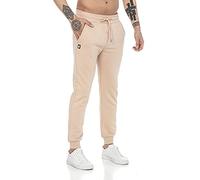 RED BRIDGE Pantalone da Tuta Uomo Joggers Sweat-Pants Basic Cotone Beige XXL