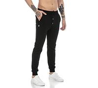 RED BRIDGE Pantalone da Tuta Uomo Joggers Sweat-Pants Basic Cotone Nero S