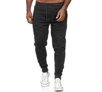 RED BRIDGE Pantalone Sportivo per Uomo Joggers Tuta in Cotone Grigio Scuro XL