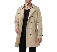 Red Bridge trench da uomo giacca per le mezze stagioni, Beige, S