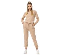 Red Bridge - Tuta da donna per il tempo libero, pantaloni da jogging, beige., S