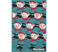 Red Buddy The Elf Pattern Notebook: Beautifully finished with a glossy cover, this 6” x 9” journal offers 110 lined pages-ideal for jotting down your everyday notes, ideas, and inspirations