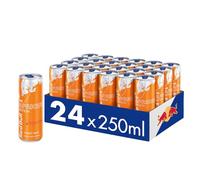 Red Bull Energy Drink Apricot Edition - Confezione da 24 contenitori - Bevande con sapore di albicocca e fragola, monouso (24 x 250 ml)