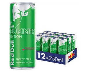 Red Bull Energy Drink Green Edition, frutto di cactus, monouso, 12 x 250 ml