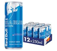 Red Bull Energy Drink Sea Blue Edition, Juneberry, confezione da 12-12 x 250ml I Bevanda energetica con sapore fruttato di Juneberry I Stimola Corpo e Mente