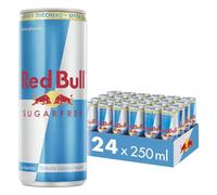 Red Bull Energy Drink Senza Zucchero Confezione da 24 Lattine da 250 ml