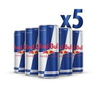 Red Bull Energy Drink x5 Lattine 250 ml Bevanda Energetica Classica