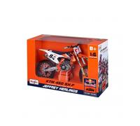 Supercross Red Bull KTM 450 SX-F Moto Grande Scala 1:6 Modellino Metallo Maisto