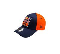 Red Bull New Era KTM Replica Team Curved cap - Taglia Unica - Unisex - Arancione e Blu Navy - Design Esclusivo