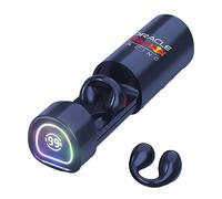 Red Bull Racing Auricolari Bluetooth RB-EB120 con riduzione del rumore 25 - 30 dB, microfono, driver da 10 mm, custodia di ricarica 300 mAh, USB C, batteria da 5 ore, auricolari wireless per musica