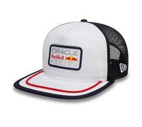 Red Bull Racing Cappellino da baseball ufficiale F1, New Era 9FIFTY, stile Trucker Mesh Style, bianco e blu navy, Bianco/Navy/Rosso, Taglia unica