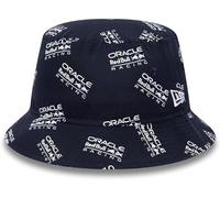 Red Bull Racing F1 New Era Tutti Sopra Stampa Secchio Cappello Notte Blu Cielo -