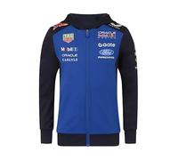 Red Bull Racing, Felpa con Cappuccio e Zip Intera, Unisex, per Bambini, Night Sky/Surf The Web, 13 Anni