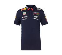 Red Bull Racing Formula One Team, maglietta ufficiale Formula 1 2024, replica della polo Team Set Up - Night Sky - Bambini, bambini e ragazzi, Cielo notturno, 10-11 anni