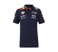 Red Bull Racing Formula One Team, maglietta ufficiale Formula 1 2024, replica della polo Team Set Up - Night Sky - Bambini, bambini e ragazzi, Cielo notturno, 14-15 Anni