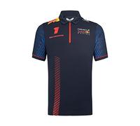 Red Bull Racing Formula One Team, Polo a Maniche Corte da Uomo con Licenza Ufficiale di Formula 1 2023, Replica di Max Verstappen Driver Team, Night Sky, da Uomo, Cielo Notturno, XXL