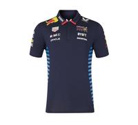 Red Bull Racing Formula One Team - Prodotto Ufficiale Formula 1 2024 - Replica Polo a Maniche Corte - Cielo Notturno - Unisex