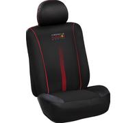 Set Coprisedile 3 Pz Powerbar Nero/Rosso confortevole e resistente, facile e vel