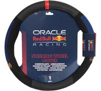 Red Bull Coprivolante antiscivolo Blended Lines Side Grip Nero/Rosso per auto 100% PU, Materiale Antiscivolo, Facile Installazione, Resistente e Universale, Diametro 38 cm