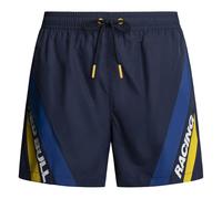 Costume Red Bull Racing x Pepe Jeans Lines Print blu navy giallo - M