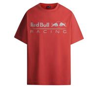 Red Bull Racing X Pepe Jeans RBR Logo Driver Tee T-Shirt, Red (Mars Red), L Uomo