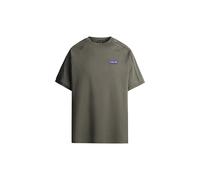 Red Bull Racing X Pepe Jeans RBR Luxe EMB Tape Tee T-Shirt, Green (Regent Green), M Uomo
