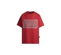 Red Bull Racing X Pepe Jeans RBR Mesh Film Logo Tee T-Shirt, Red (Mars Red), L Uomo