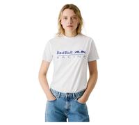 Red Bull Racing X Pepe Jeans Standard Fit Tee T-Shirt, Bianco (Blanc), XL Donna