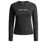 Red Bull Racing X Pepe Jeans T-Shirt da Donna Essential LS Tee, Nero (Nero), S, Nero (Black), S