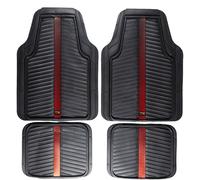 Red Bull Racing – Set tappeti per furgoni Bull Flash 4 pz PVC Nero/Rosso, resistenti allo sporco