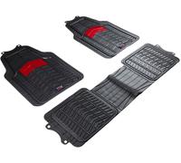 Red Bull Set tappetini per furgoni Mod. 005 in PVC 3 pezzi Nero/Rosso