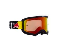 Red Bull Spect Eyewear - Maschera da MTB - Evan Matt Black/Amber With Red Mirror - Nero