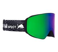 Red Bull Spect Eyewear Maschera da neve JAM-02, nero/verde neve, rosa con specchio verde, S.2 HIGH CONTRAST