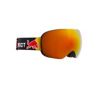 Red Bull Spect Eyewear - Maschera da sci - Bent Black - Brown With Red Mirror in Pelle - Nero