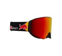 Red Bull Spect Eyewear - Maschera da sci con lente di ricambio - Jamm Black - Orange With Red Mirror - Nero