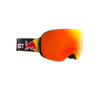 Red Bull Spect Eyewear - Maschera da sci fotocromatica - Bent Black - Brown With Red Chrom X in Pelle - Nero