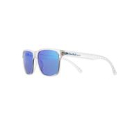 Red Bull Spect Eyewear - Occhiali da sole - Earle X'tal Clear - Smoke With Blue Mirror - Bianco