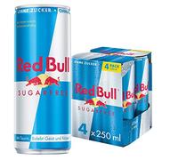 Red Bull Sugarfree Energy Drink, confezione da 4 pezzi usa e getta (4 lattine da 250 ml)