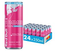Red Bull Summer Edizione 2025 White Peach Sugarfree Lattina 250ml 24er Pacchetto