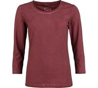 RED by EMP Donna Maglia Maniche Lunghe Basic 3/4 Sleeve Bordeaux S