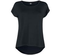 RED by EMP Donna T-Shirt Nera Taglio Comodo Basic XL
