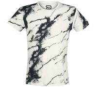 RED by EMP Uomo T-Shirt Bianca e Nera con Stampa Allover M